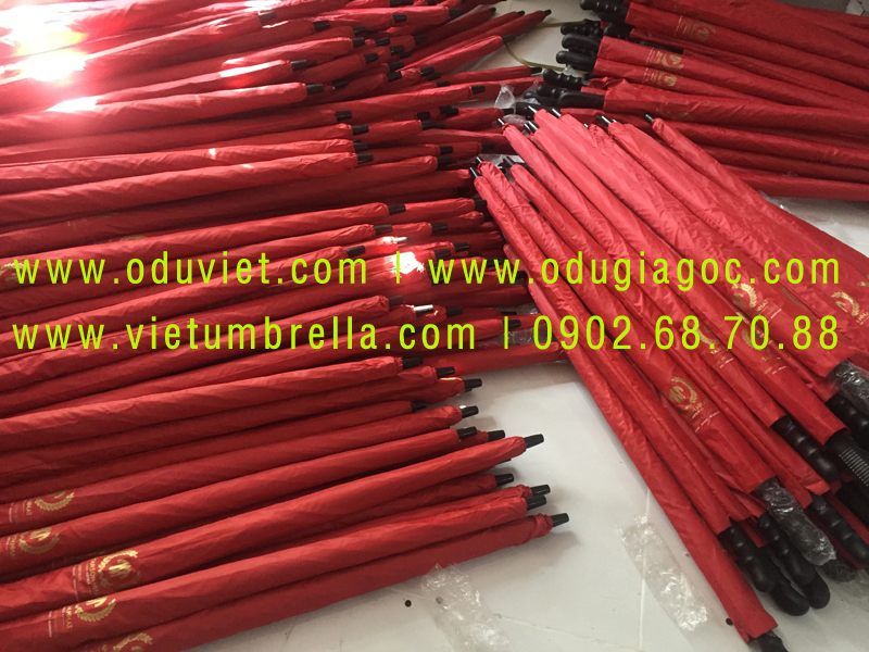 xưởng sản xuất ô dù cầm tay in logo quảng cáo